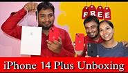 Apple iPhone 14 Plus Unboxing & Review Hindi | Red iPhone 14🔥| Camera Test I Battery Test | iPhone