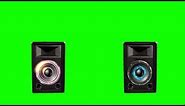 2 x Free Green Screen Animated PA Speaker