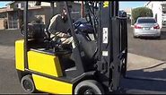 1999 Yale GLC060TG Forklift for Sale - 6000lb Capacity / 4 Stage Quad Mast / LP / 3763 Hours