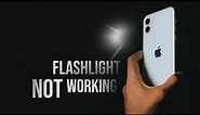 Why my iPhone Flashlight is Disabled (how to fix)