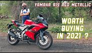 Yamaha R15 V3 Red Metallic Review - Worth Buying In 2021 ?