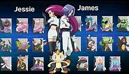 Team rocket all pokemon(Gen 1 to Gen 8)| Team rocket PokémonEvolution | Team rocket all Pokémon List