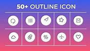 Download After Effects Outline Icon Element Pack - Videohive - aedownload.com