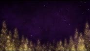 Glittery Christmas Trees - HD Video Background Loop