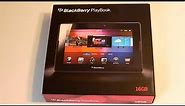 Unboxing Blackberry Playbook Tablet 16GB