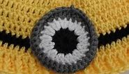 How to crochet a 3D minion eye