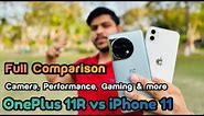OnePlus 11R Vs Apple iPhone 11 Full Comparison | Design,Performance,Gaming | Which One is Best??