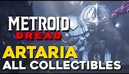 Metroid Dread Artaria All Collectible Locations (100% Items) (All Missile Tanks, Energy Tanks...)