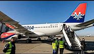 Economy Class | Air Serbia Airbus A319 Domestic Flight From Niš To Belgrade | Trip Report