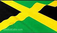 Jamaican Flag Waving - Flag of Jamaica - HD