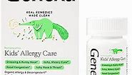 Genexa Kids' Allergy Care | Non-Drowsy, Homeopathic Decongestant & Allergy Medicine Relief for Children | Delicious Organic Acai Berry Flavor | 60 Chewable Tablets