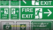 Guide to Categories of Fire Signage and Fire Safety Signs