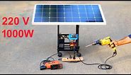 How to Make Portable Solar Inverter - Free Energy