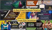 New 10 Best Free Facebook Timeline Cover PSD Templates | Free Download