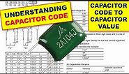 {530} Understanding Polyester / Ceramic Capacitor Part Number - PF Capacitor Code to Microfarad