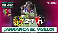 Resumen y goles | América 2-1 Atlas | Liga Mx Femenil - CL2024 J1 | TUDN