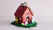 PEANUTS™ Easter Snoopy Dog Gingerbread House