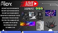 PCDIY show #100 -New ROG SWIFT OLED monitors! New Z790 Motherboards and other new products!
