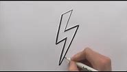 How To Draw A Lightning Bolt | Doodle Art | Ruckiss (ZOOSHii)