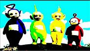 Teletubbies is so scary in black and white.