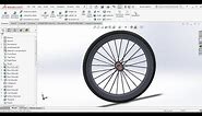 how to design a bicycle wheel in solidworks?