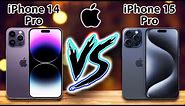 iPhone 15 Pro Vs iPhone 14 Pro REVIEW of Specs!