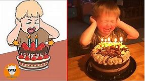 Drawing Memes - Funny Baby Blowing Candle Fails || Just Funniest