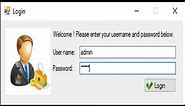 C# Tutorial - Add Pictures, Icons to Windows Forms, UI Design Login Form | FoxLearn