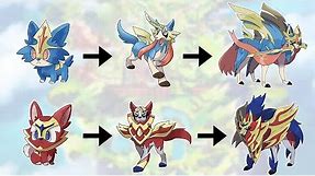 How To Evolve Pokémon - Generation 8 GALAR (Animated Sprites)