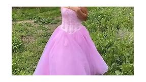 Girl dyes wedding dress pink 😟