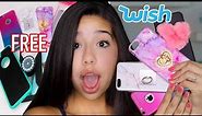 Unboxing Free iPhone Cases From Wish!