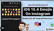 How To Update iOS Instagram | iOS Emojis On Instagram Android without Zfont 🍎