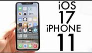 iOS 17 On iPhone 11! (Review)