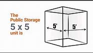 5x5 Storage Unit Size Guide