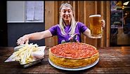 Over 90% of People FAIL Remy's Chicago Style Deep Dish Pizza Challenge!!