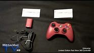 Unboxing: Limited Edition Red Xbox 360 Controller