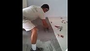 How to install 600 x 600 tiles TO DO TILING