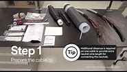 3M™ Cold Shrink QS-III Medium Voltage Splice Kit – How to install