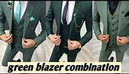 Green Blazer mens Green Blazer Men What goes good with green blazer?