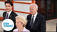 President Biden joins Trudeau, Macron, world leaders at G-7 summit | USA TODAY