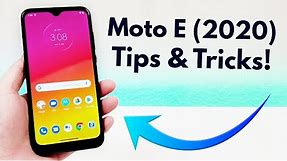 Motorola Moto E (2020) - Tips and Tricks! (Hidden Features)