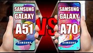 Samsung Galaxy A51 vs Samsung Galaxy A70. Which to Buy?