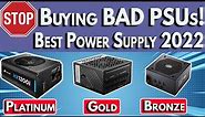 🛑STOP🛑 Making These PSU Mistakes! Best Power Supply for PC 2022