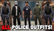 How To Get All Police Outfits In GTA 5 Online!