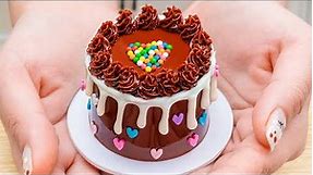Amazing 🍫Melt Chocolate Cake | 1000+ Miniature Chocolate Cake Decorating with Rainbow Sprinkles