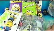 2015 McDONALD'S MINIONS MOVIE SET OF 14 HAPPY MEAL COLLECTION VIDEO REVIEW (UK EXCLUSIVE)