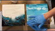 Resin Basics, How to finish an acrylic painting with clear resin