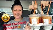5 MOST POPULAR DUNKIN DONUTS COFFEE REVIEW‼️‼️
