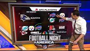 NFL playoff picture: Steve Kornacki breaks down AFC, NFC playoff brackets | FNIA | NFL on NBC