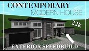 22K Modern Contemporary House SPEEDBUILD LAYOUT INCLUDED (Welcome To Bloxburg)